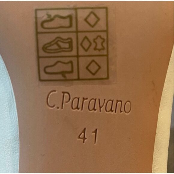 C.Paravano Women's Pumps I Pointed Toe Kitten Heel I Closed Toe Dress Pump - Picture 8 of 9